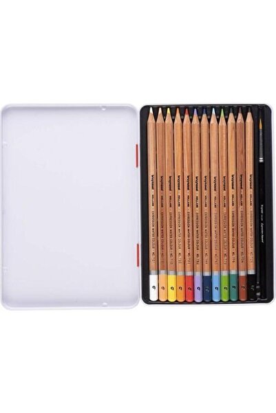 Bruynzeel Expressıon Aquarelle 12'li Kuru-sulu Kalem Boya Seti