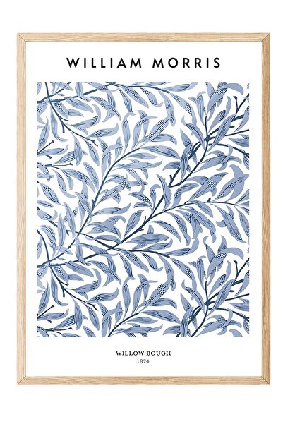 Postifull Ahşap Çerçeveli Tablo, Poster ve Çerçeve Seti, William Morris - Wil...