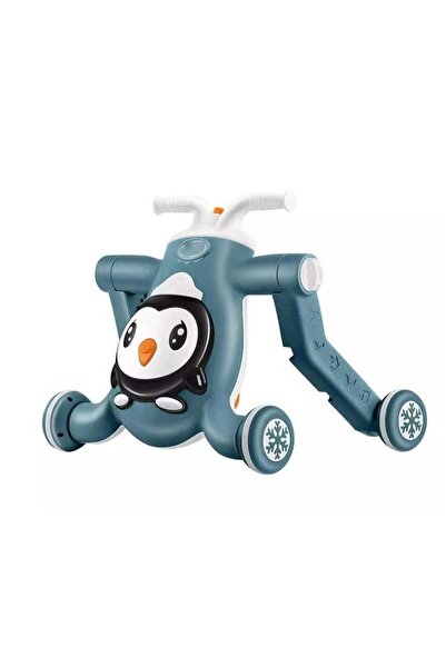 BabyCara مشاية أطفال متعددة الوظائف 3 في 1 مع سكوتر دفع وموسيقى وأضواء