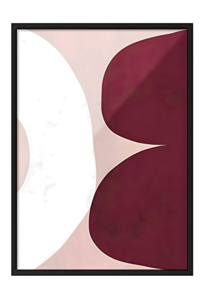 Postifull Tablou cu rama neagra, set de postere si rame, forme asimetrice nr....