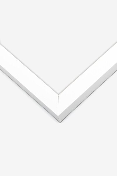 Postifull Картина с бяла рамка, стена картина, червен и розов цвят блок Комфорт серия NO:108707