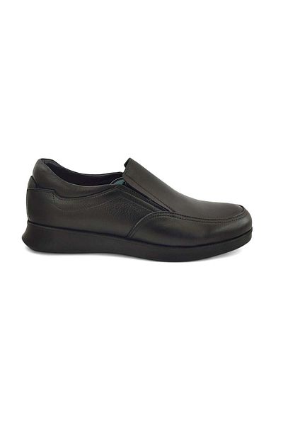 KİNG PAOLO King Paolo1248 Genuine Leather Anatomical Men's Shoes-Black