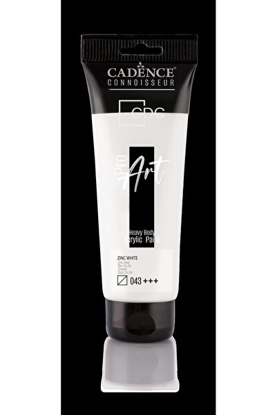 Cadence Boya طلاء أكريليك ثقيل الجسم من بروارت Pr-043 أبيض زنك 120 مل