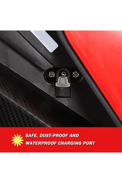 ALBADER Electric Motorcycle For Kids, Ride on Tricycles for Boys & Girls With 2 Motor, 12V Battery