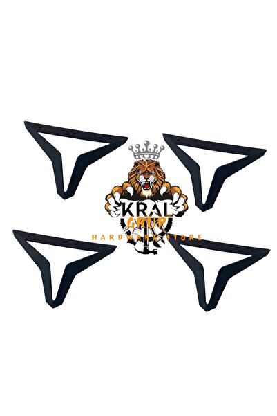 KRAL HIRDAVAT KOLTUK AYAĞI, KANEPE AYAĞI, BAZA AYAĞI, 11 CM SİYAH LAZER KESİM...