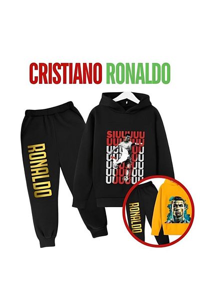 LUNAVISTA Cr7 Ronaldo Printed Kids Tracksuit Set - Oversize Unisex Product