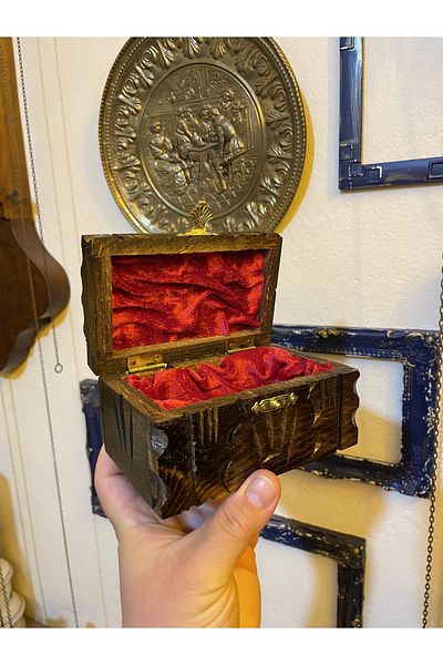 AYAL AHŞAP Wooden Chest Size 2 12cm