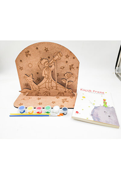İCONS KÜÇÜK PRENS AHŞAP BOYAMA AKTİVİTE SETİ TAM METİN KİTAP HEDİYELİ. ÖNCE O...