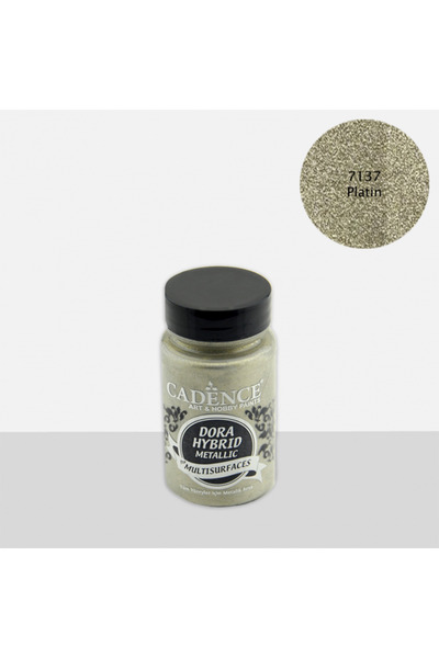 Cadence Hybrid Multisurfaces Dora Metalik Boyalar - 90 Ml - 7137 Platin