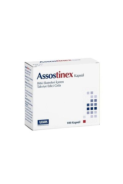 Assos Assostinex Food Supplement with Plant Extracts 100 Capsules