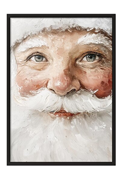 Postifull Black Framed Painting, Poster and Frame Set, New Year Comfort Series No:108744