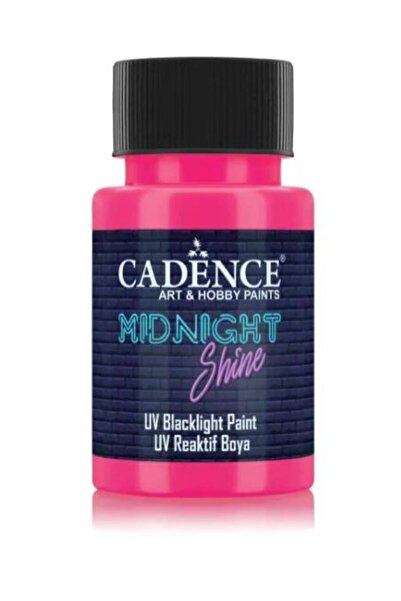 Cadence MIDNIGHT SHINE UV REAKTIF BOYA MS- 07 PEMBE 50 ML