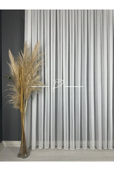 rendecioğlutekstil Tül Perde Bambu 1x3 sık pile Yüksek Gramaj Lüx Armür