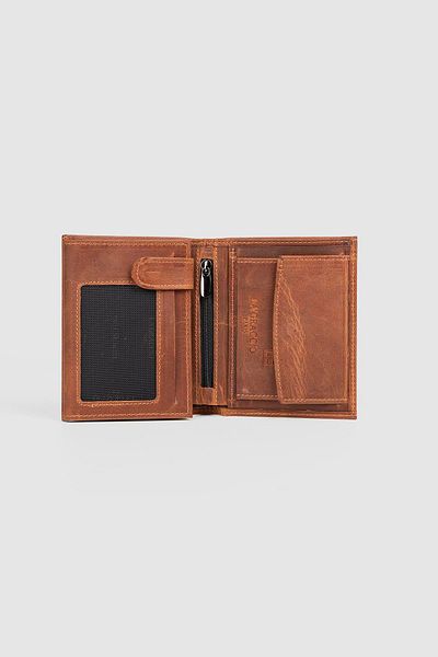 La La'Graccio Paris La'Graccio Paris Genuine Leather Men's Wallet Crazy Tan