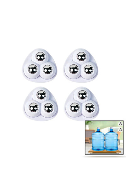 abnturk Pratik 4 lü 360 Derece Döner Tekerlek Bilyeli Eşya Kaydırma Aparatı Y...