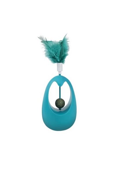 SAVA HOME COLLECTİON Interactive Cat Grass Feather Toy