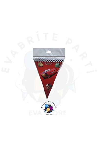Evabrite Cars Cars Themed Triangle Pennant - Προμήθειες για πάρτι γενεθλίων