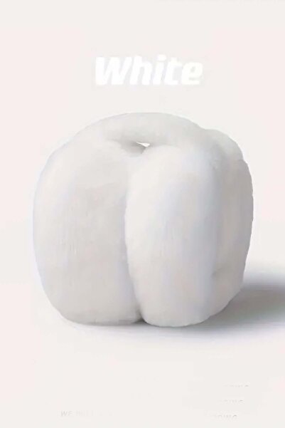 MYZİ STORE Plush Foldable Earphones Cold Protective Soft Plush Winter Earphones