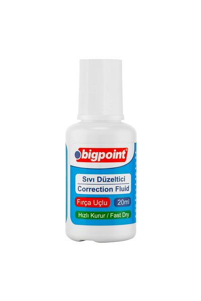 Bigpoint |   Liquid Eraser 20 Ml, Quick Dry, Solvent Free, and Ideal for Delicate Fix