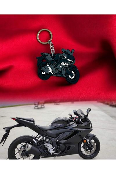 Lambbos Yamaha R25 Black Keychain