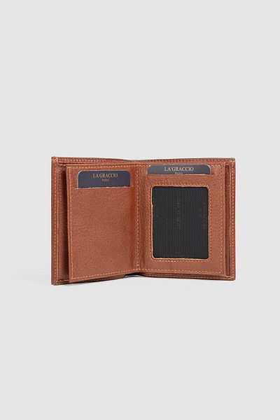 La La'Graccio Paris Мъжки портфейл La'Graccio Paris от естествена кожа