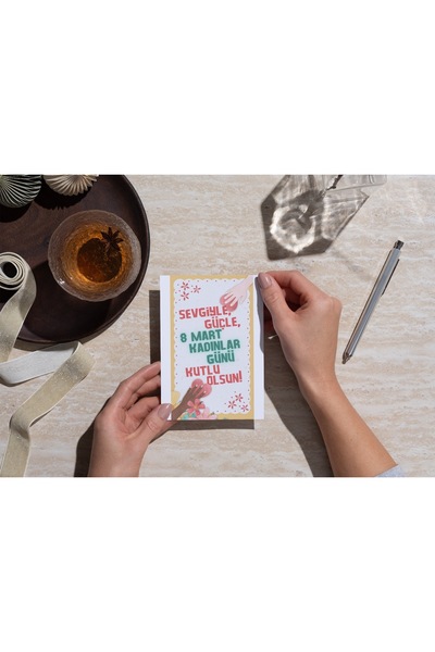arl etiket tasarım dijital baskı merkezi 8 March International Women's Day 8X12 cm 63 Pieces - Arletikettdesign