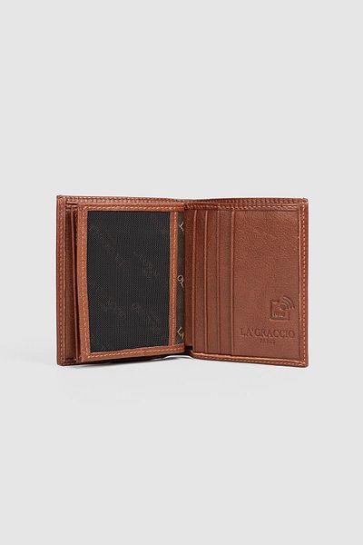 La La'Graccio Paris Мъжки портфейл La'Graccio Paris от естествена кожа