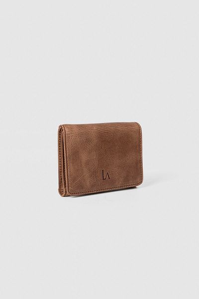 La La'Graccio Paris Мъжки портфейл от естествена кожа La'graccio Paris, цвят Crazy Brown