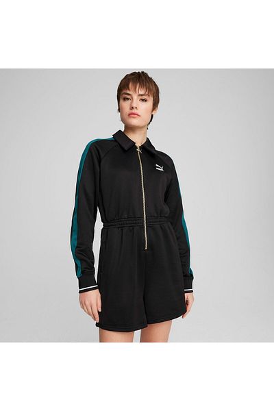Puma T7 Romper Women's Black Jumpsuit