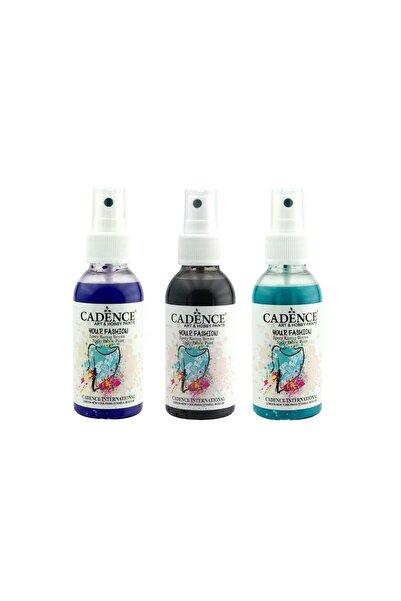 Cadence Sprey Kumaş Boyası 100ml 3lü Set