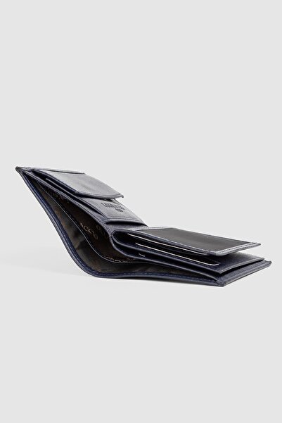 La La'Graccio Paris La'Graccio Paris Чоловічий гаманець з натуральної шкіри, темно-синій