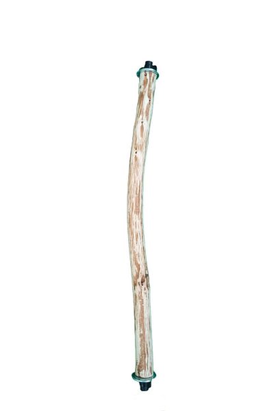 Wooden Bird Jako Parrot Natural Wood Double Sided Screw Perch (100 Cm)