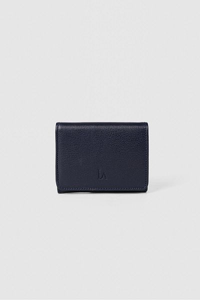La La'Graccio Paris Ανδρικό πορτοφόλι La'graccio Paris από γνήσιο δέρμα Navy Blue