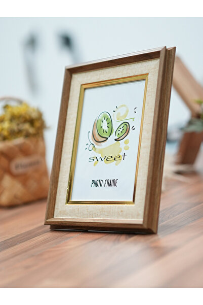 BSP AHŞAP VE KREM 13X18 CM RESİM ÇERÇEVESİ (CAMLI)