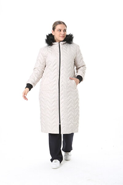 TUTveAL Collection Large Size Double Sided Water Resistant Parka - Winter Coat