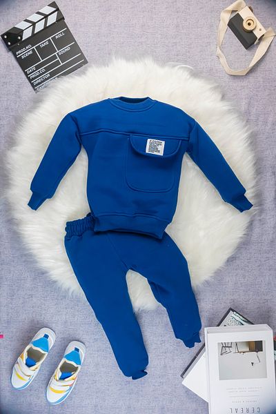Yalçınoğlu Boys' 3 Thread Squishy Raised Cotton Suit I Boys' Warm Suit Suitable for Nursery and School
