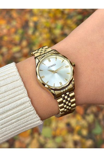 Homies Steel Band Women's Wristwatch 3 Atm Waterproof