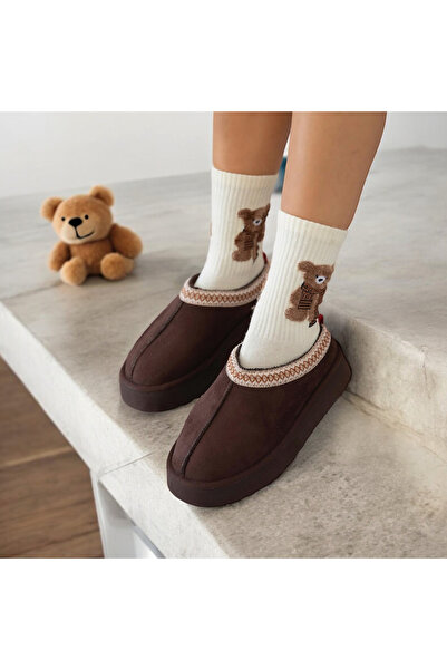 runa shoes içi kürklü kısa bot terlik