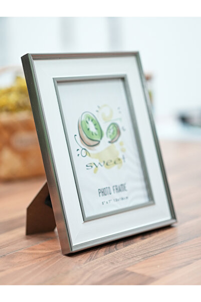 BSP BEYAZ GÜMÜŞ ÇERÇEVE 15X20 CM RESİM ÇERÇEVESİ (CAMLI)