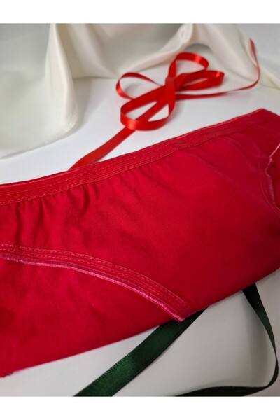 sedef exclusive Yılbaşı Kırmızı Külot / yeniyıl hediyesi