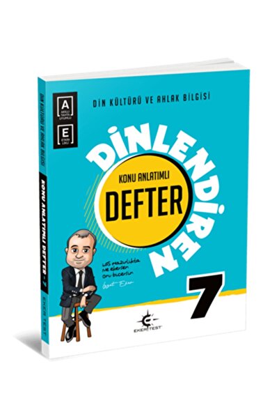 Arı Yayıncılık 2025-2026 Müfredat Yeni Nesil 7.Sınıf Din Kültürü ve Ahlak Bilgisi Dinlendiren Defterim