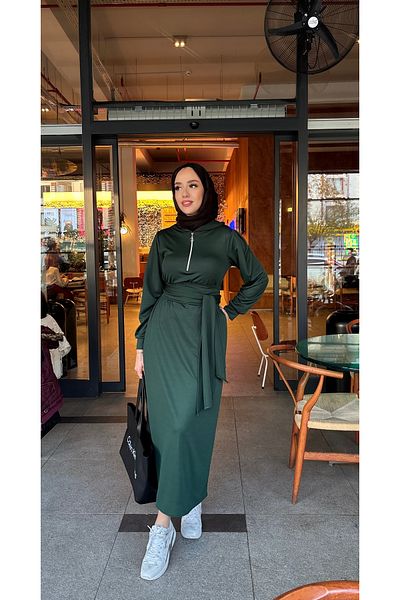 HB MODA COLLECTİON ΦΟΡΕΜΑ ΜΕ ΖΩΝΗ ΜΕ ΦΟΡΕΜΑ