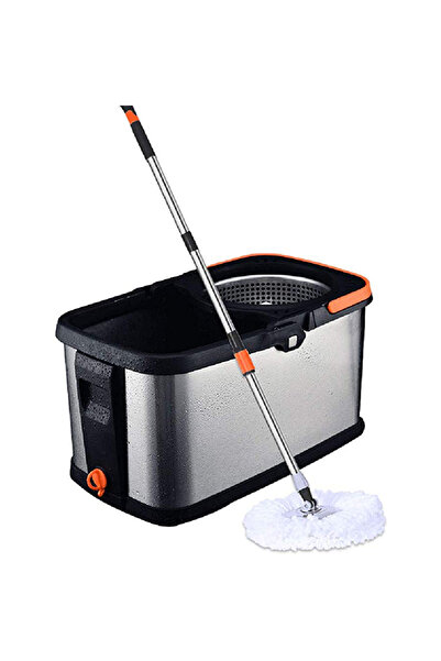 ALMUFARREJ مجموعة مكونة من 3 قطع من ممسحة ودلو سحري دوار بزاوية 360 درجة