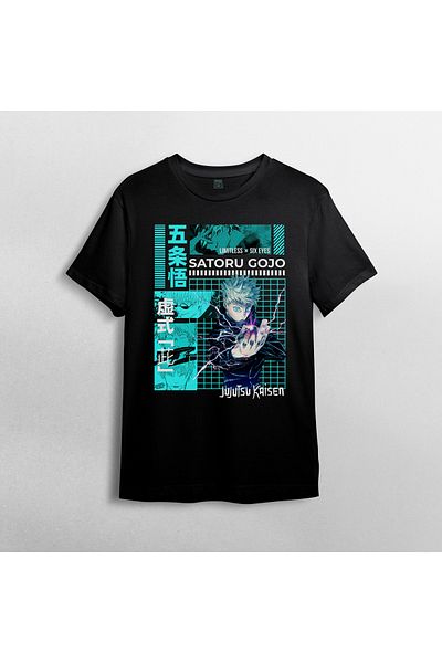 Pixxa Μπλουζάκι Jujutsu Kaisen Satoru Gojo - 100% βαμβάκι, λαιμόκοψη, μοντέλο 4