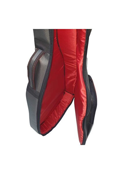 PANDURA MÜZİK Επαγγελματική αδιάβροχη θήκη ακουστικής κιθάρας με γκρι μαξιλαρ...