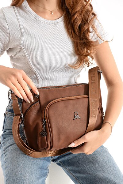 H&D COLLECTİON М'яка шкіра, 5 відділень, дуже практична модель поштової сумки...