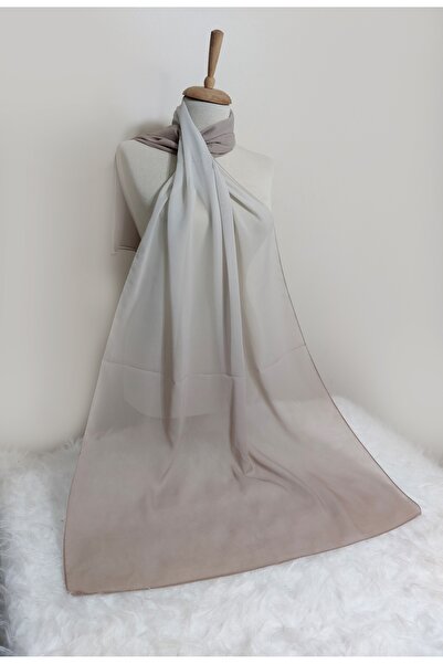 istanbul prensesleri New Shape Gradient Patterned Chiffon Shawl - Non-Slip