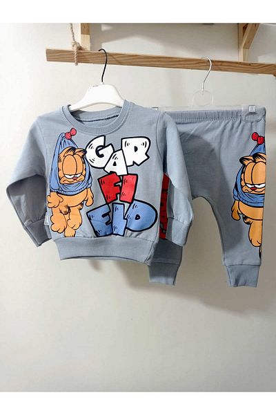 krm kerem bebe Garfield Printed Baby Set