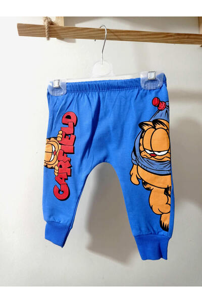 krm kerem bebe Garfield Baskılı Bebek Takım