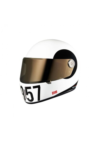 Nexx X.G100R SPUTNIK KAPALI KASK BEYAZ-SİYAH